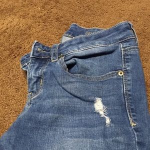 skinny jeans by SO rip distressed Size 1 EUC like new